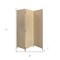 Homeroots Beige Fabric 3 Panel Soho Screen47 x 1 x 71 in. 370415 - alternate 4